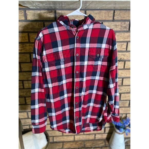 ‎Jachs Plaid Button Up Flannel - Picture 1 of 6